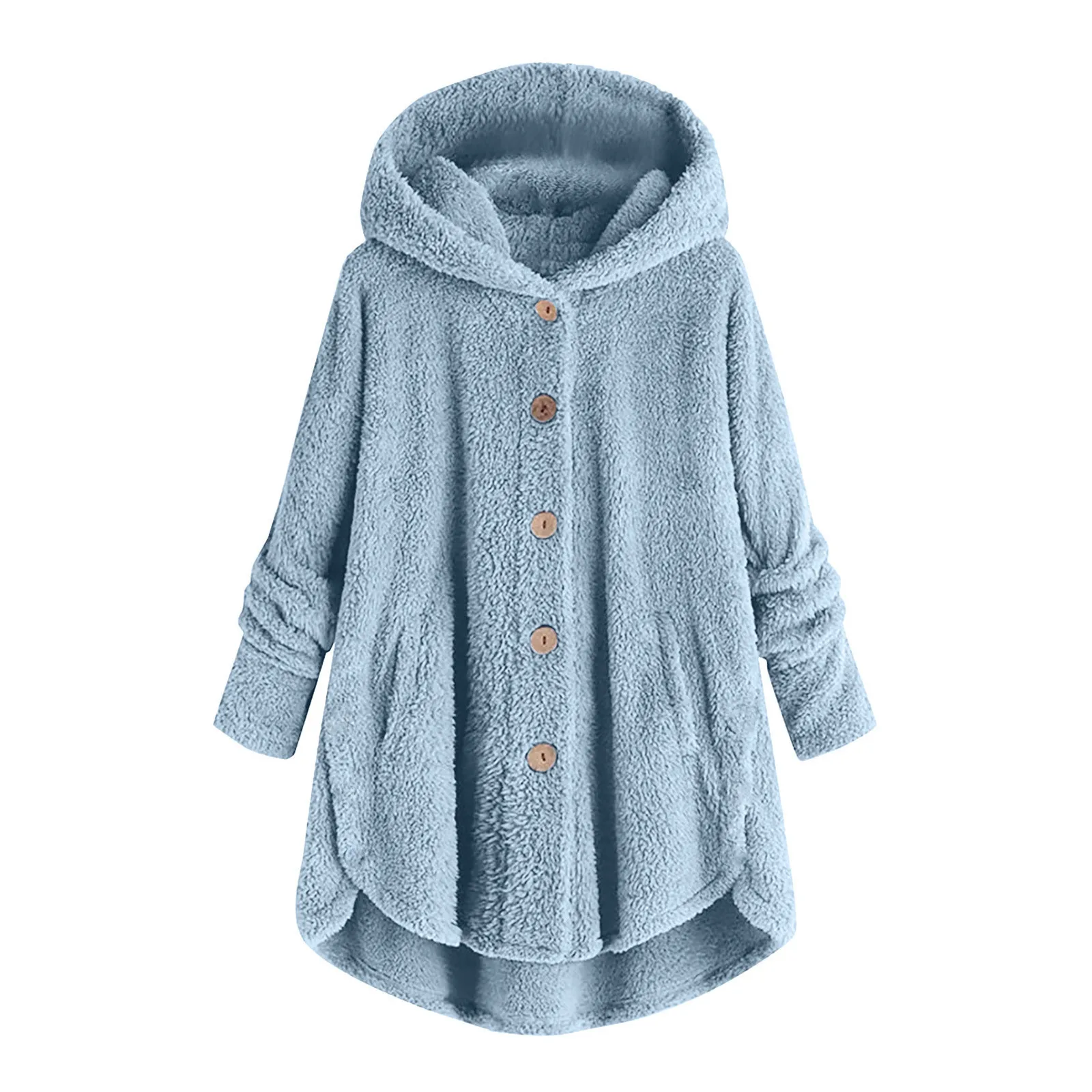 Women Fleece Sweatshirt Casual Solid Hoodie Button Hooded Shirt Cardigan With Pockets Home Wear Autumn Winter Women Clothing
Women Fleece Sweatshirt Casual Solid Hoodie Button Hooded Shirt Cardigan With Pockets Home Wear Autumn Winter Women Clothing