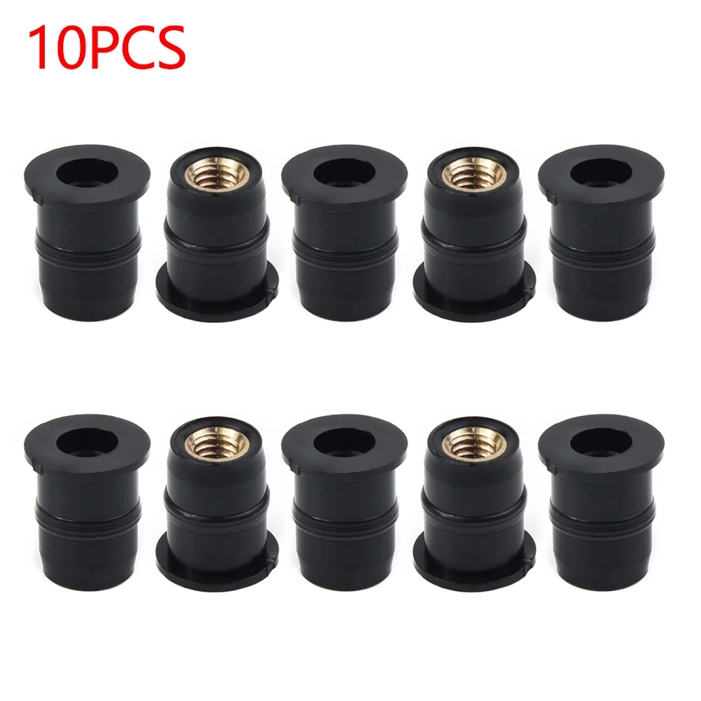 100% Brand New 10PCS Motorcycle Windshield Universal M5 Rubber Nuts Vibration Damper Panel Mounting 5mm Black (rubber+brass)
100% Brand New 10PCS Motorcycle Windshield Universal M5 Rubber Nuts Vibration Damper Panel Mounting 5mm Black (rubber+brass)