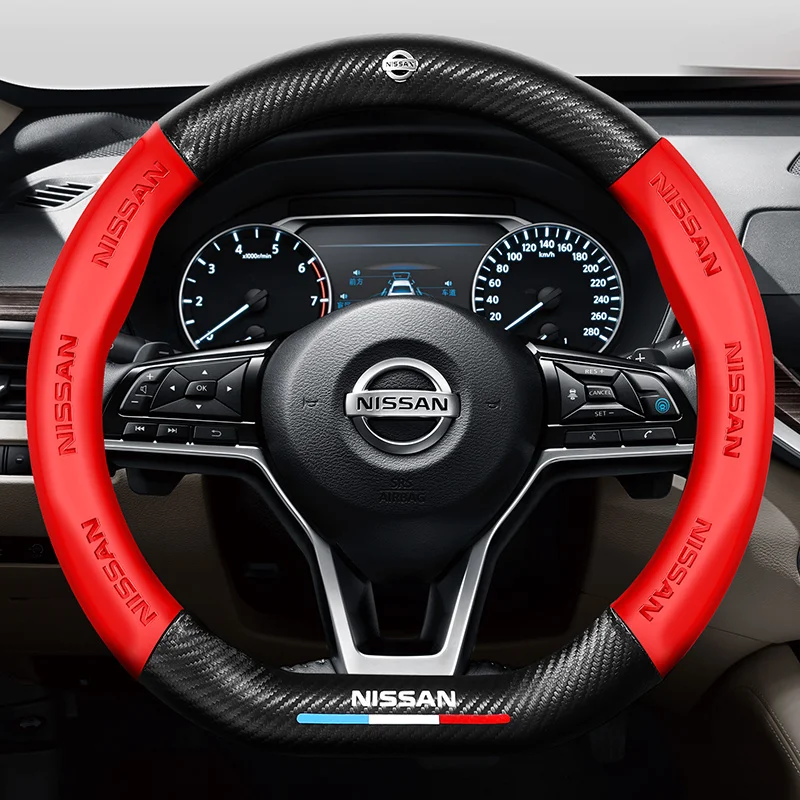 Carbon Fiber Steering Wheel Cover Non-slip Suitable For Nissan Altima LEAF Armada ARIYA Navara Frontier Titan Geniss Accessories
Carbon Fiber Steering Wheel Cover Non-slip Suitable For Nissan Altima LEAF Armada ARIYA Navara Frontier Titan Geniss Accessories