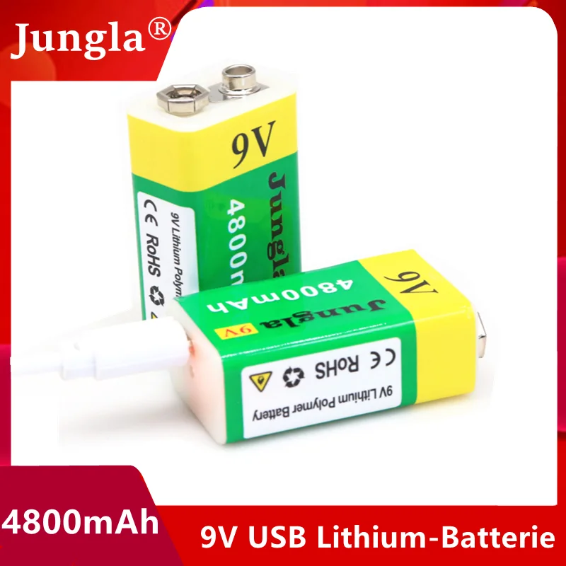 100% New Hohe Kapazität USB Batterie 9V 4800mAh Li-Ion Akku USB Lithium-Batterie Für Spielzeug Fernbedienung Dropshipping
100% New Hohe Kapazität USB Batterie 9V 4800mAh Li-Ion Akku USB Lithium-Batterie Für Spielzeug Fernbedienung Dropshipping