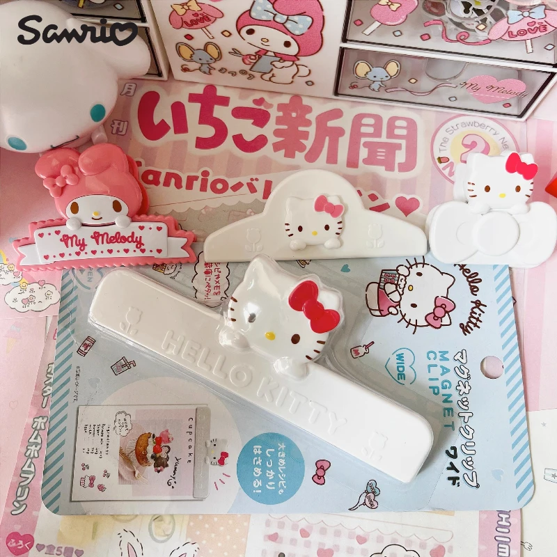 Kawaii Sanrio закуски влагостойкий зажим мультфильм Hello Kitty Мелодия уплотнительный