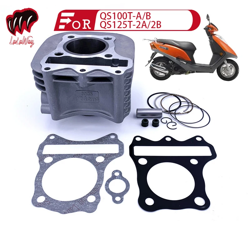 124cm 33G5 For Suzuki QS100T-A/B QS125T-2A/2B Motorcycle Cylinder Assembly Piston Ring Pin Needle Bearing Gasket Pads
124cm 33G5 For Suzuki QS100T-A/B QS125T-2A/2B Motorcycle Cylinder Assembly Piston Ring Pin Needle Bearing Gasket Pads