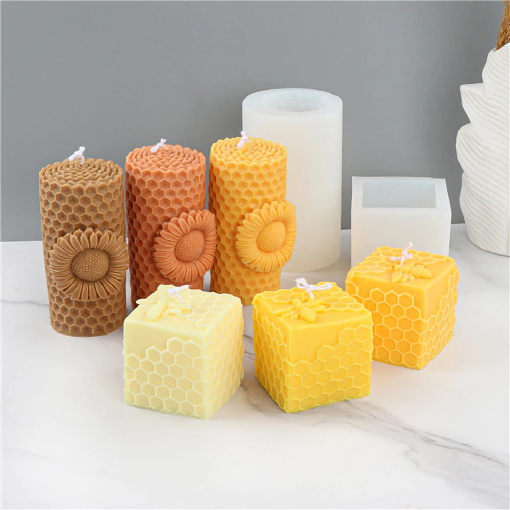 New Honeycomb Column Candle Mold DIY Handmade Soap Gypsum Clay Resin Crafts Making Silicone Mould Home Decoration Ornaments
New Honeycomb Column Candle Mold DIY Handmade Soap Gypsum Clay Resin Crafts Making Silicone Mould Home Decoration Ornaments