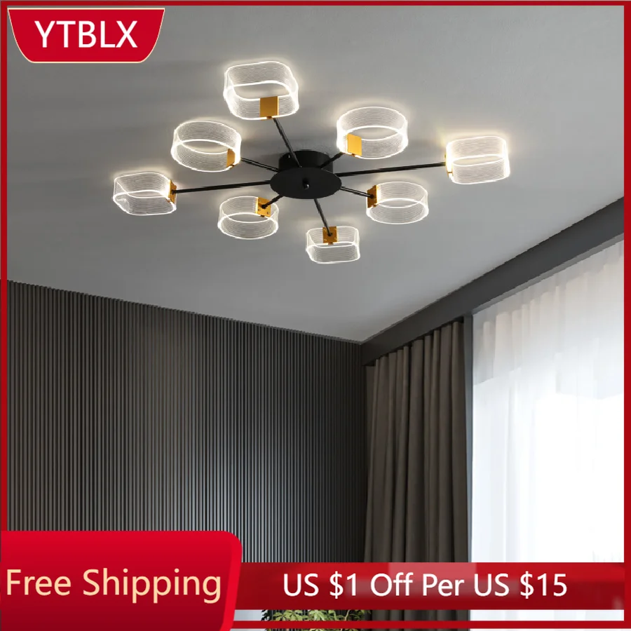 Modern Industrial Style Ceiling Lamp Indoor Decor Black Iron LED Chandelier Living Room Restaurant Bedroom Nordic Ceiling Light
Modern Industrial Style Ceiling Lamp Indoor Decor Black Iron LED Chandelier Living Room Restaurant Bedroom Nordic Ceiling Light