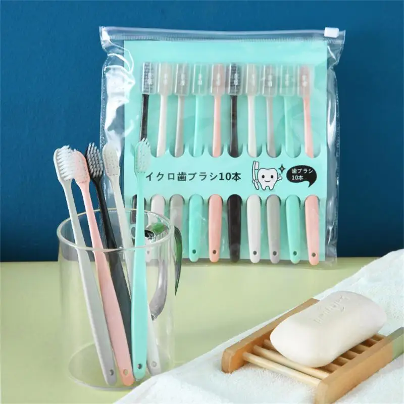10 Packs Toothbrush Creative Macaron Ice Cream Adult Family Pack Toothbrush Soft Hair Oral Care Soft Bristles Manual Toothbrush
10 Packs Toothbrush Creative Macaron Ice Cream Adult Family Pack Toothbrush Soft Hair Oral Care Soft Bristles Manual Toothbrush