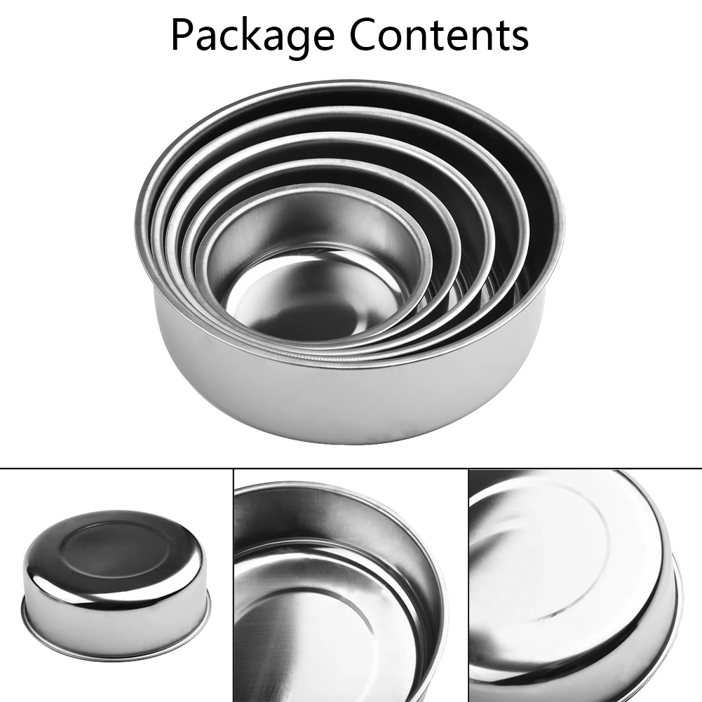 5pcs Preservation Bowls Preservation Boxes Food Storage Bowls Multiple Sizes Stainless Steel With Sealed Lids Rust Proof Kitchen
5pcs Preservation Bowls Preservation Boxes Food Storage Bowls Multiple Sizes Stainless Steel With Sealed Lids Rust Proof Kitchen