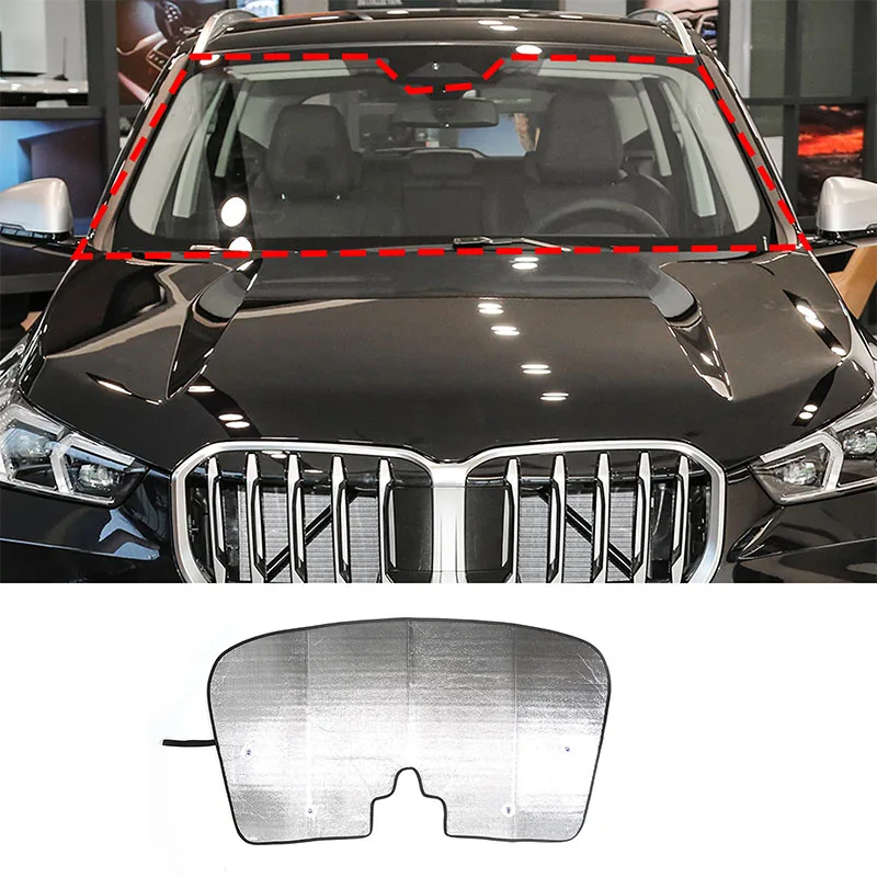 For BMW X1 U11 2022-2023 IX1 Foldable Sun Umbrella Front Windshield Sun Shade Umbrella Portable Anti-UV Interior Car Accessories 
For BMW X1 U11 2022-2023 IX1 Foldable Sun Umbrella Front Windshield Sun Shade Umbrella Portable Anti-UV Interior Car Accessories