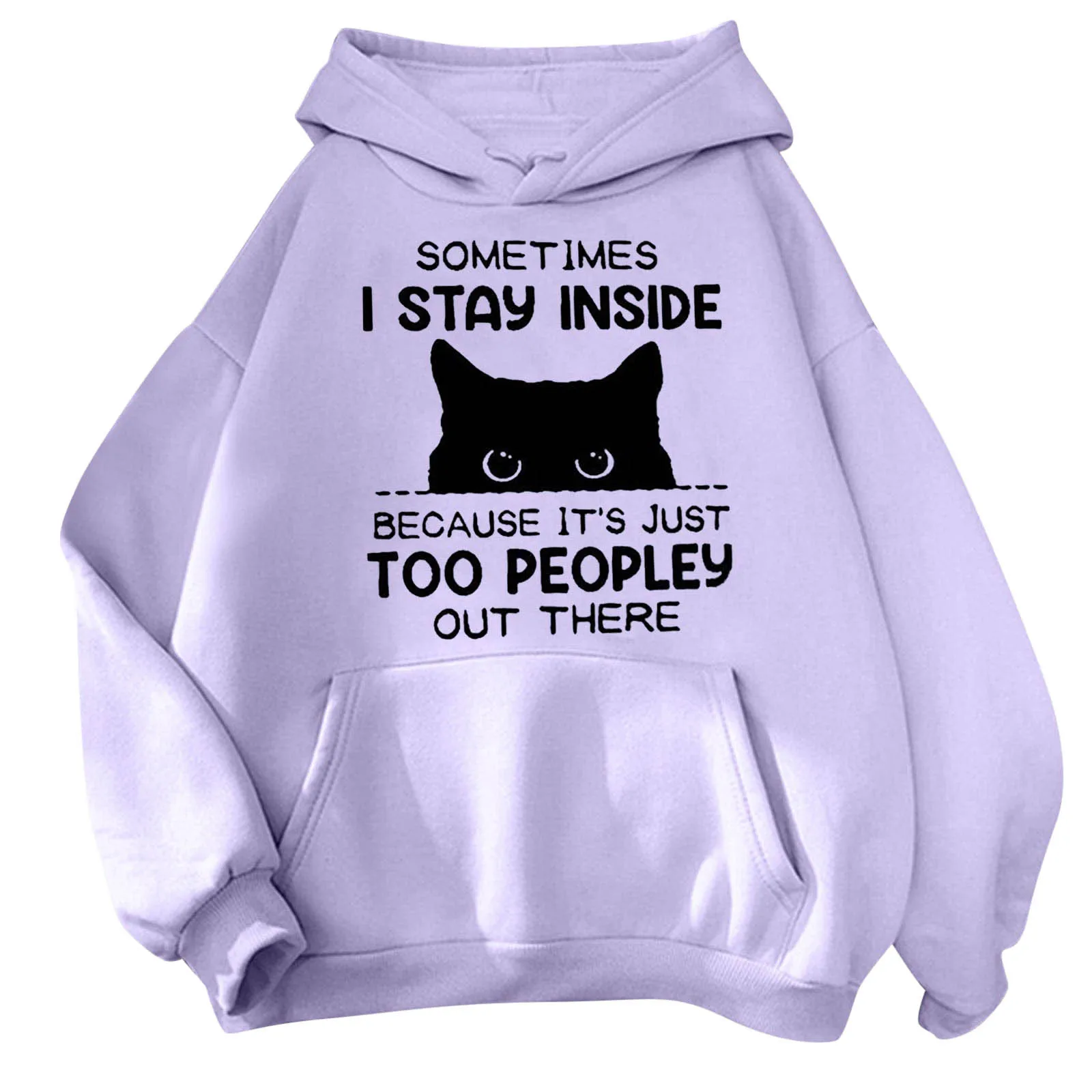 Fleece Sweatshirt Womens Solid Color Cute Cat Print Long Sleeve Hoodie Pullover Tops Fuzzy Sleeve Top
Fleece Sweatshirt Womens Solid Color Cute Cat Print Long Sleeve Hoodie Pullover Tops Fuzzy Sleeve Top