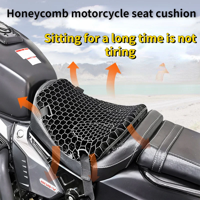 Shock absorbing motorcycle seat cushion set, sun proof electric vehicle seat cushion, motorcycle accessories
Shock absorbing motorcycle seat cushion set, sun proof electric vehicle seat cushion, motorcycle accessories