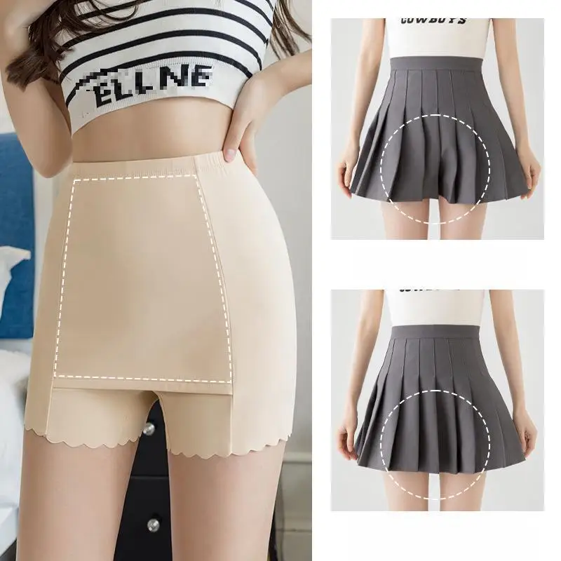 Ice Silk High Waist Safety Pants Boxer Women Thin Sliming Fit Female Summer Shorts Double Layer Seamless Skirt Shorts Breathable
Ice Silk High Waist Safety Pants Boxer Women Thin Sliming Fit Female Summer Shorts Double Layer Seamless Skirt Shorts Breathable