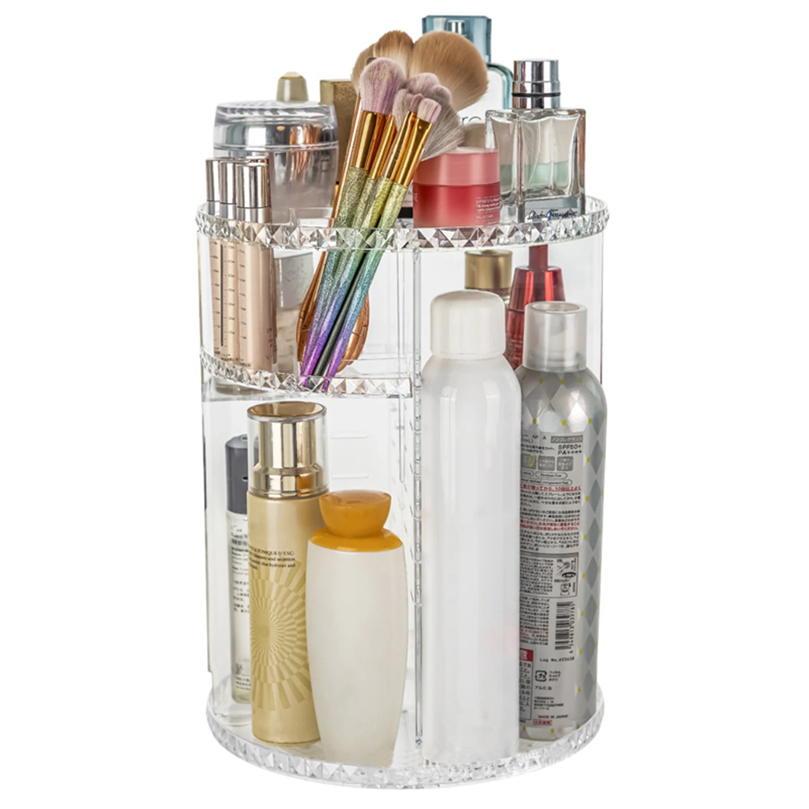 Make Up Organizers and Storage Adjustable Compartment Spinning Stand Beauty & Care Organization Tools
Make Up Organizers and Storage Adjustable Compartment Spinning Stand Beauty & Care Organization Tools
