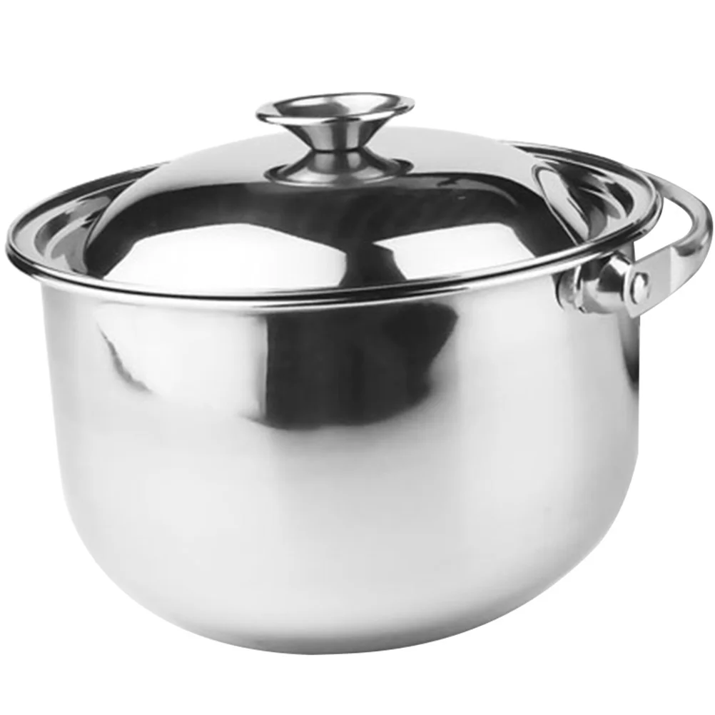 Stainless Steel Cooking Pot Mixing Bowls Handle Handheld Soup Prep Metal Multipurpose
Stainless Steel Cooking Pot Mixing Bowls Handle Handheld Soup Prep Metal Multipurpose
