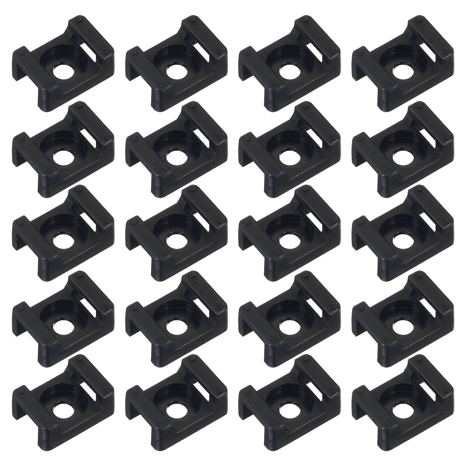 120 Pcs Cable Tie Holder Saddle Mount Ties Box Screw Fix Seat Wire Bundle Nylon Base
120 Pcs Cable Tie Holder Saddle Mount Ties Box Screw Fix Seat Wire Bundle Nylon Base