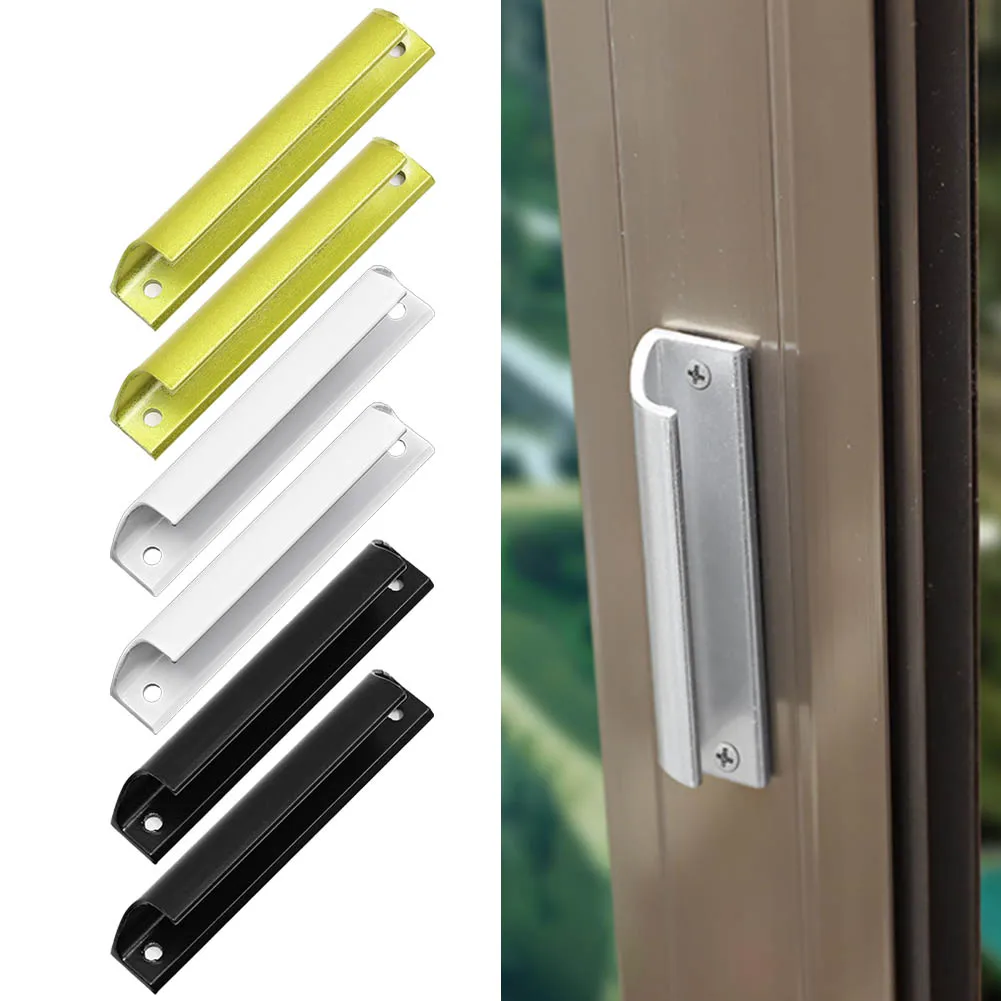 1pc Aluminum-Alloy Door Handle With 2 Screws Push Pull Balcony Gate Window Pull Wood Sliding Door High Strength Handle Furniture
1pc Aluminum-Alloy Door Handle With 2 Screws Push Pull Balcony Gate Window Pull Wood Sliding Door High Strength Handle Furniture