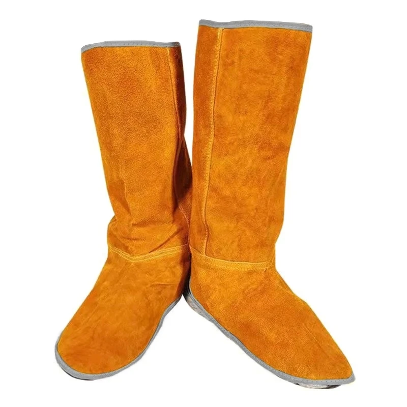 Leather Welding Spats 15'' Shoes Cover Working Tool Protection Welder Feet Cover G5AB
Leather Welding Spats 15'' Shoes Cover Working Tool Protection Welder Feet Cover G5AB
