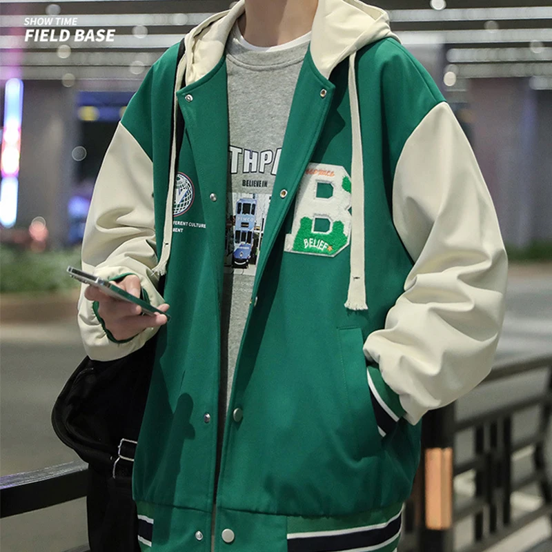 Schintoch Baseball Jacket Men's Spring and Autumn New Oversized High Street Breathable Fashion Casual Hooded Jacket
Schintoch Baseball Jacket Men's Spring and Autumn New Oversized High Street Breathable Fashion Casual Hooded Jacket