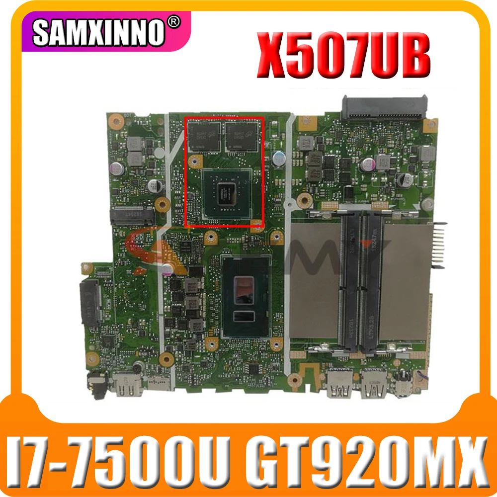 X507UB подходит для ASUS X507U X507UBR X507URA Y5000UB Материнская плата ноутбука I7-7500U GT920MX 100% ТЕСТ ОК
X507UB подходит для ASUS X507U X507UBR X507URA Y5000UB Материнская плата ноутбука I7-7500U GT920MX 100% ТЕСТ ОК