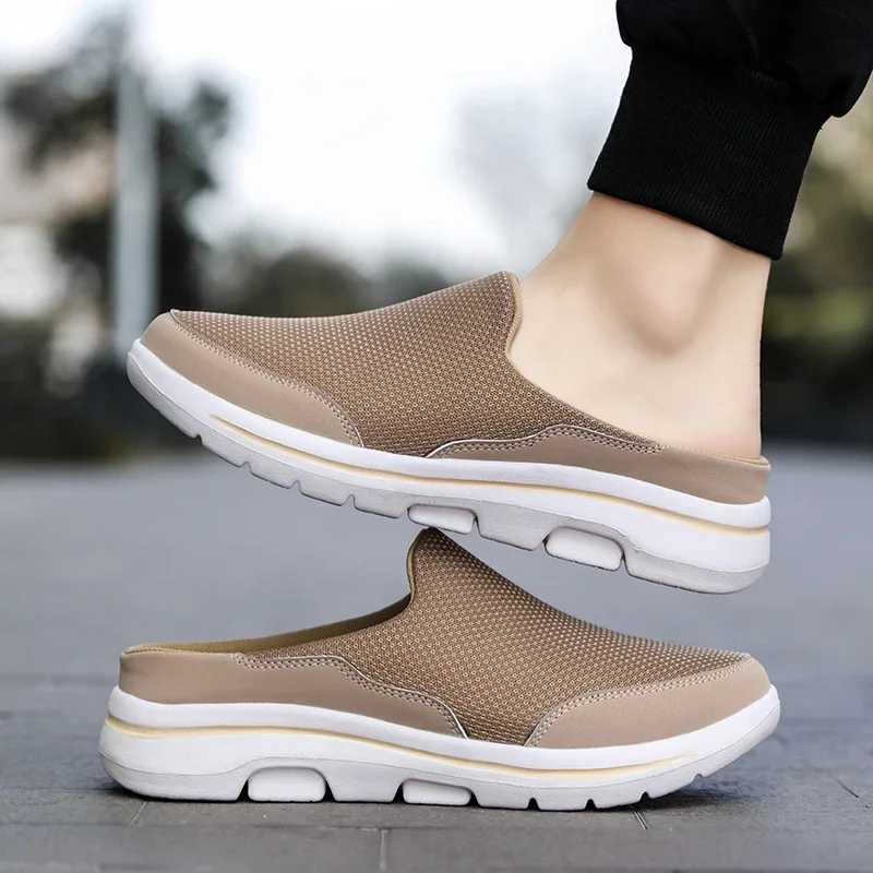2023 Summer Slip-On Mesh Half Shoes Men's Women's Slippers Men's Street Slippers Lightweight Comfortable Sandals Large Size
2023 Summer Slip-On Mesh Half Shoes Men's Women's Slippers Men's Street Slippers Lightweight Comfortable Sandals Large Size