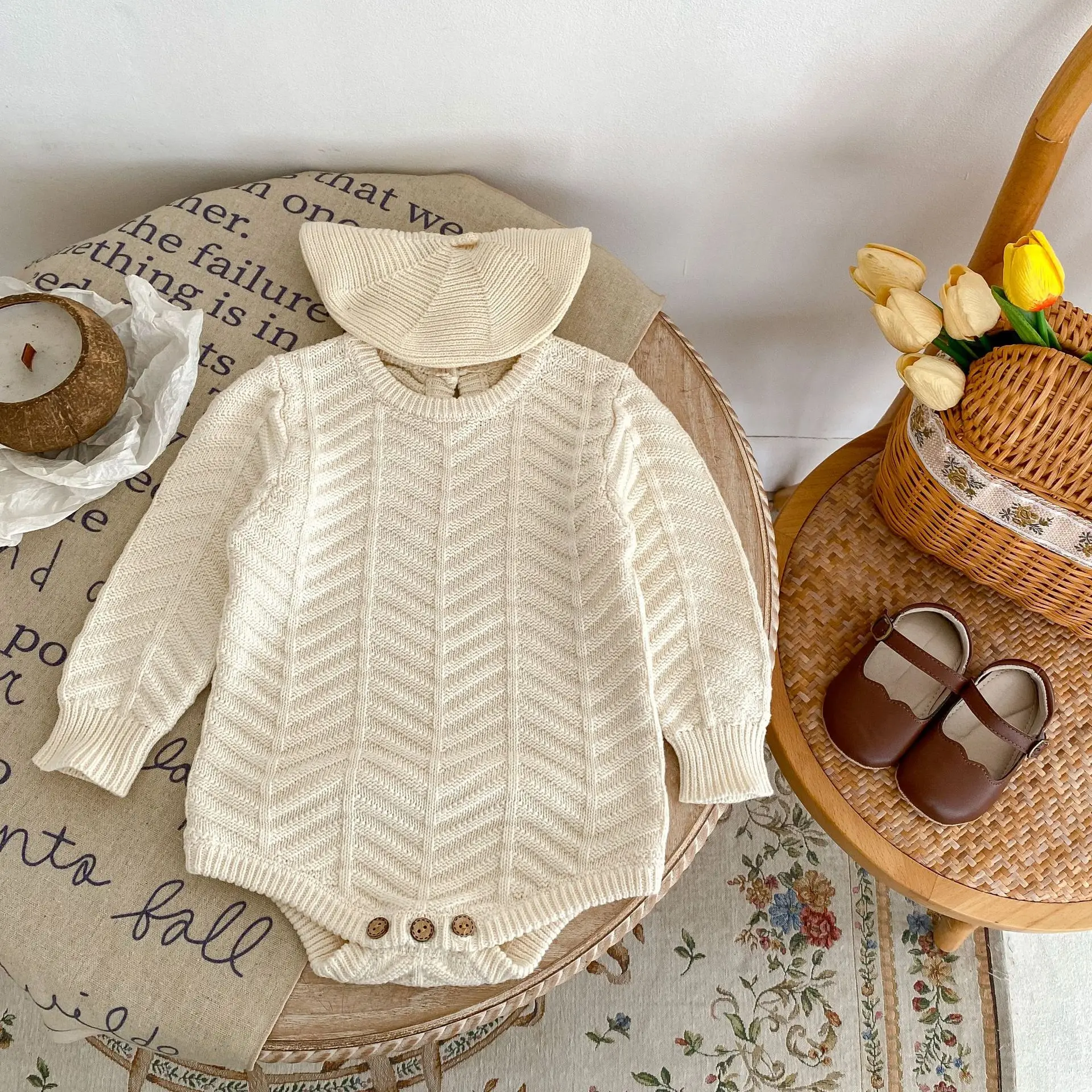 Baby Bodysuits Winter Casual Crew Neck Long Sleeve Knitted Newborn Boy Girl Camel Onesie Autumn Outwear Infant Outfits Jumpsuits
Baby Bodysuits Winter Casual Crew Neck Long Sleeve Knitted Newborn Boy Girl Camel Onesie Autumn Outwear Infant Outfits Jumpsuits