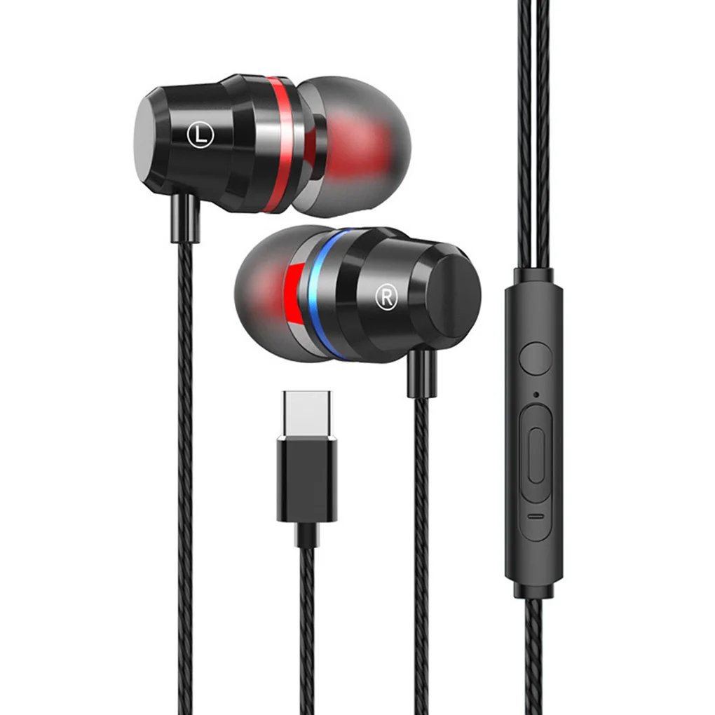Hot Sale Type-C Earphone 6mm Dual Dynamic Drivers Wired Control Earphone Laptop Phone Tablet Earbuds with Mic
Hot Sale Type-C Earphone 6mm Dual Dynamic Drivers Wired Control Earphone Laptop Phone Tablet Earbuds with Mic