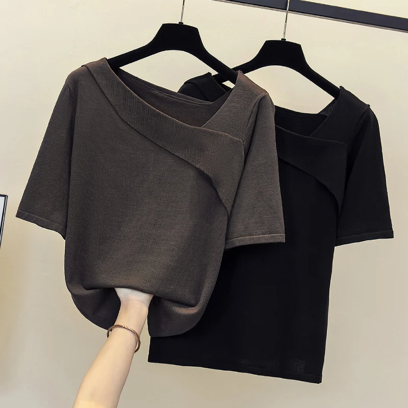4XL size women 2022 Summer French sexy knit sweater women v-neck basic slim sweater for women top female knit top
4XL size women 2022 Summer French sexy knit sweater women v-neck basic slim sweater for women top female knit top