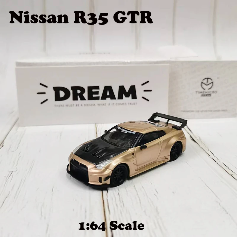 Time Mirco Dream 1:64 Nissan R35 GTR LB 3.0 Alloy Model Car Die-cast Vehicle Display - Gold
Time Mirco Dream 1:64 Nissan R35 GTR LB 3.0 Alloy Model Car Die-cast Vehicle Display - Gold