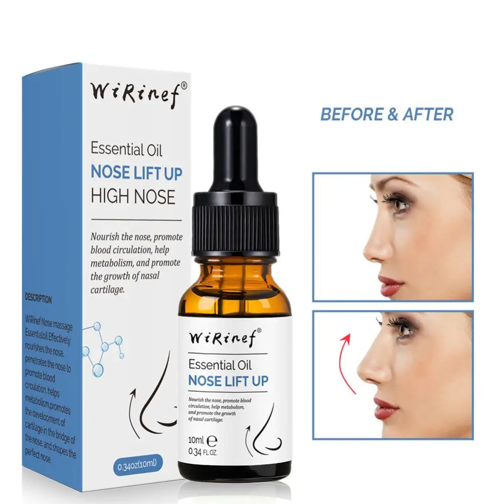 New 10ml Nose Essential Oil Up Heighten Rhinoplasty Collagen Firming Moisturizing Nose Serum Reshape Face Skin Care
New 10ml Nose Essential Oil Up Heighten Rhinoplasty Collagen Firming Moisturizing Nose Serum Reshape Face Skin Care