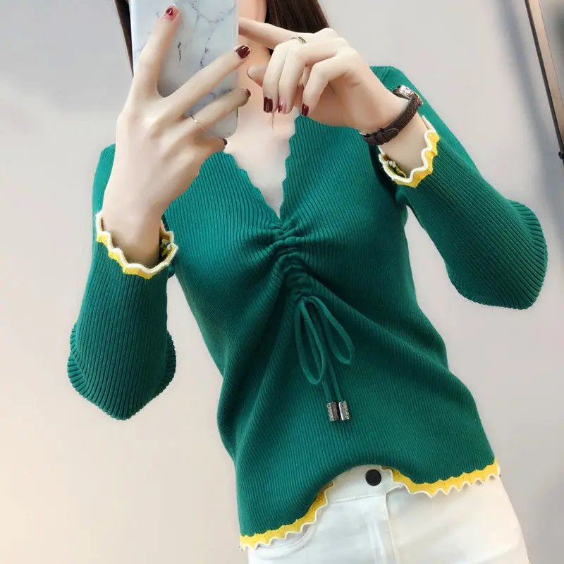 Fashion Ruffles Lace Up Bow Shirring Blouse Women's Clothing 2023 Spring New Oversized Casual Pullovers All-match Sweet Shirt
Fashion Ruffles Lace Up Bow Shirring Blouse Women's Clothing 2023 Spring New Oversized Casual Pullovers All-match Sweet Shirt