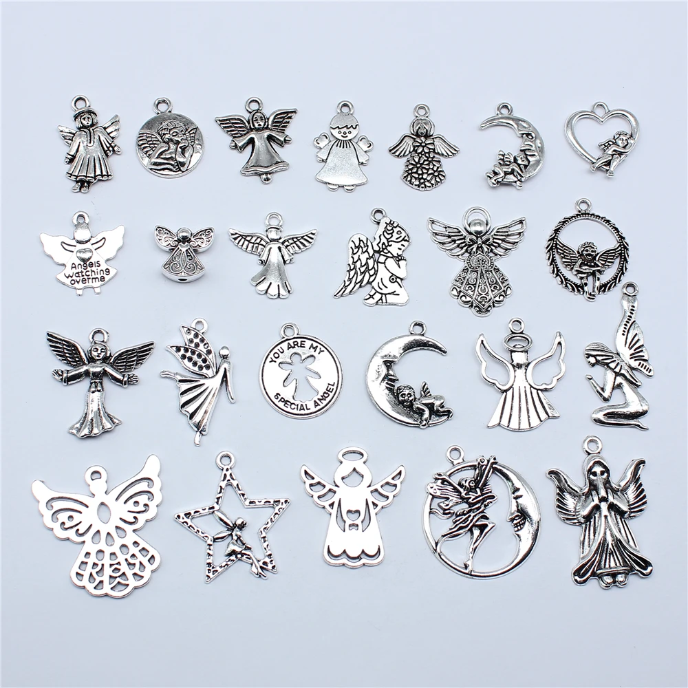 10pcs Guard Angel Charms For Jewelry Making Antique Silver Color Pendants Antique Jewelry Making DIY Handmade Craft
10pcs Guard Angel Charms For Jewelry Making Antique Silver Color Pendants Antique Jewelry Making DIY Handmade Craft