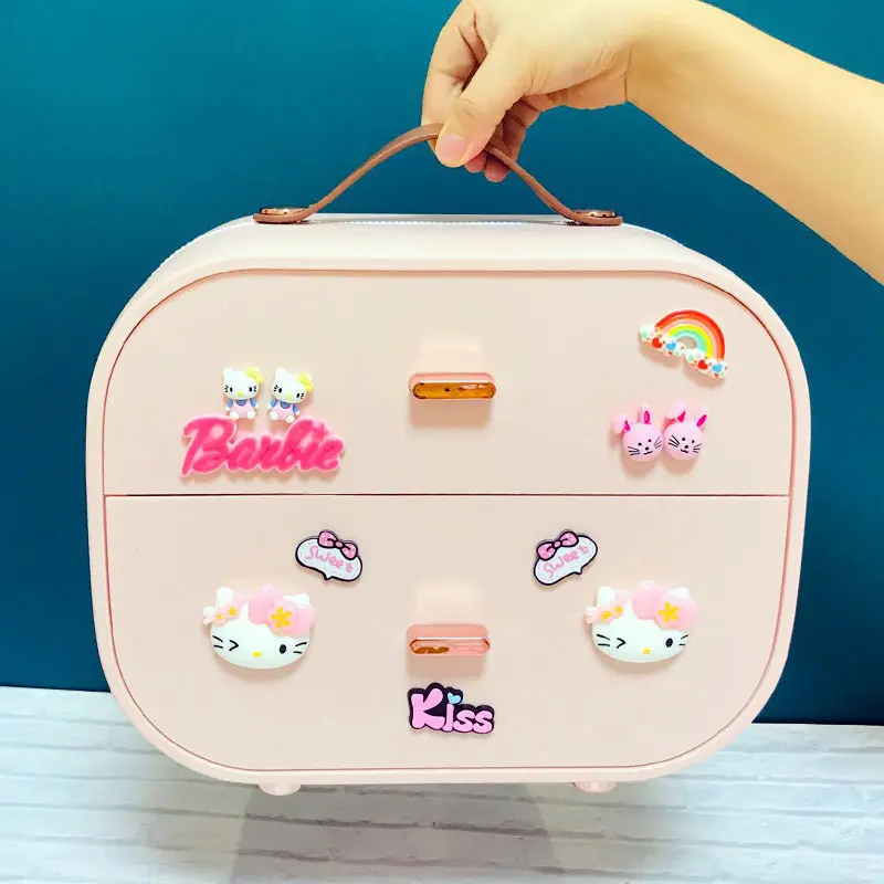 Sanrio Hellokitty Cartoon Headwear Storage Box Bedroom Desktop Girl Rubber Band Hair Clip Drawer Type Sorting Box Jewelry Box
Sanrio Hellokitty Cartoon Headwear Storage Box Bedroom Desktop Girl Rubber Band Hair Clip Drawer Type Sorting Box Jewelry Box