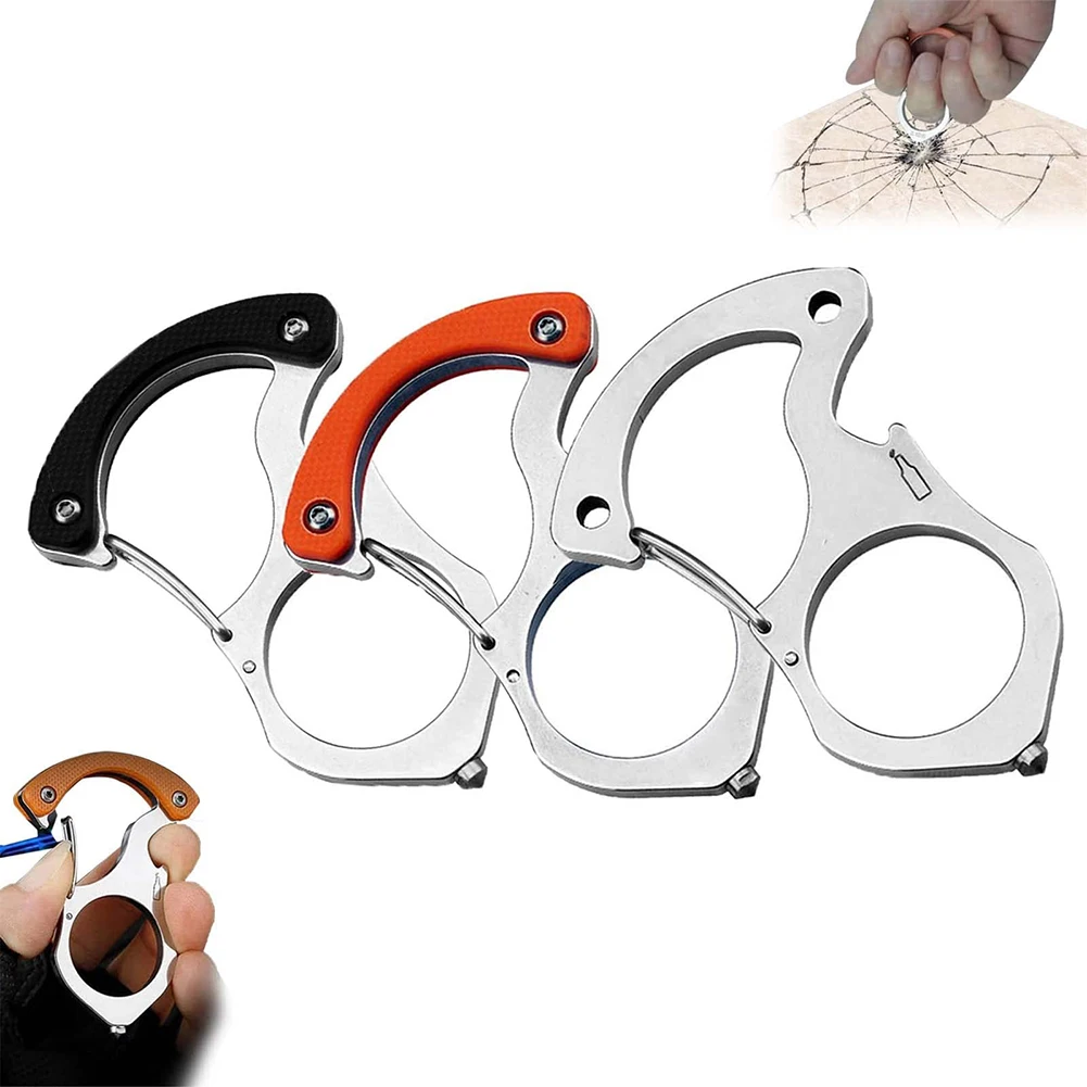 Men's Keychain Hook Stainless Steel Buckle Multi-Functional Car Key Buckle Key Ring Car Accessories 420 Stainless Steel
Men's Keychain Hook Stainless Steel Buckle Multi-Functional Car Key Buckle Key Ring Car Accessories 420 Stainless Steel