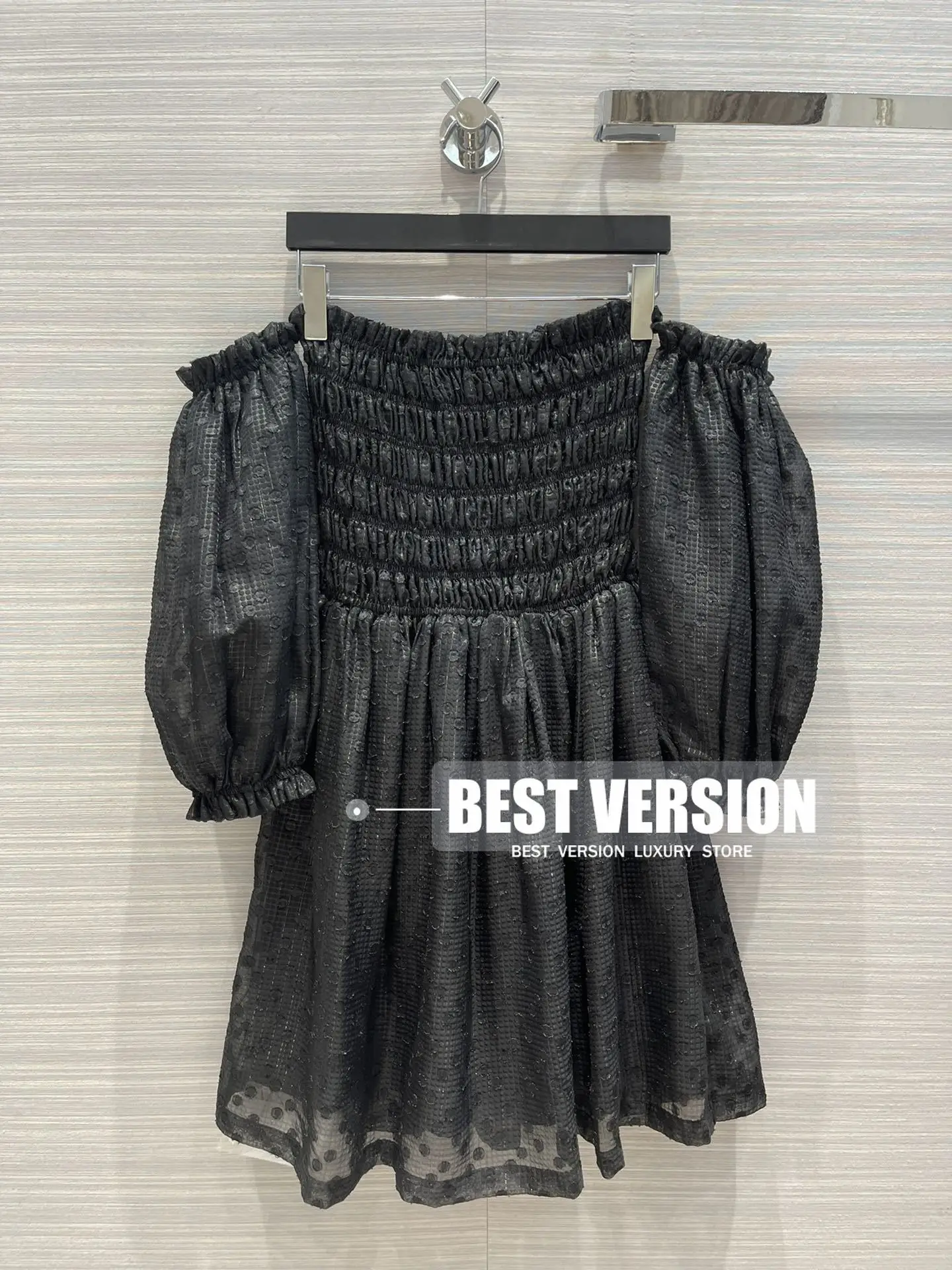 best version summer luxury brand women dress blk sheer Mesh 3D Polka Dot lantern sleeve off the shoulder mini dresses for women
best version summer luxury brand women dress blk sheer Mesh 3D Polka Dot lantern sleeve off the shoulder mini dresses for women