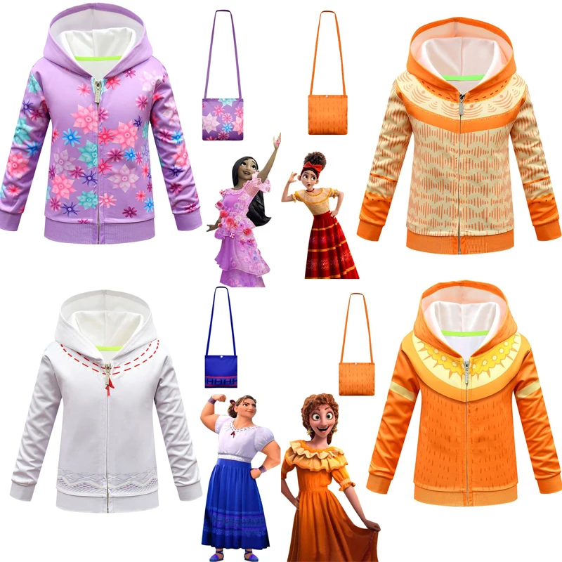 Disney Enchanted Full House Encant Versatile Kids Girls Outerwear Clothes Cotton Suits Hooded Zipper Jackets T-Shirts Kid Hoodie
Disney Enchanted Full House Encant Versatile Kids Girls Outerwear Clothes Cotton Suits Hooded Zipper Jackets T-Shirts Kid Hoodie