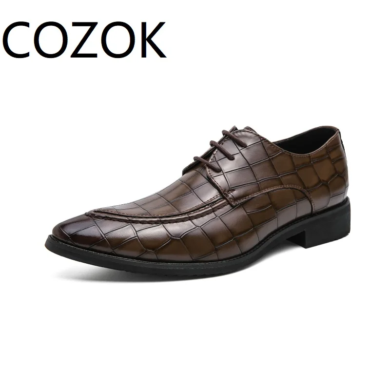 COZOK, Новинка осени 2022, мужские кожаные туфли в британском стиле, деловая Молодежная повседневная обувь, дышащая мужская обувь с мягкой подош...
COZOK, Новинка осени 2022, мужские кожаные туфли в британском стиле, деловая Молодежная повседневная обувь, дышащая мужская обувь с мягкой подош...