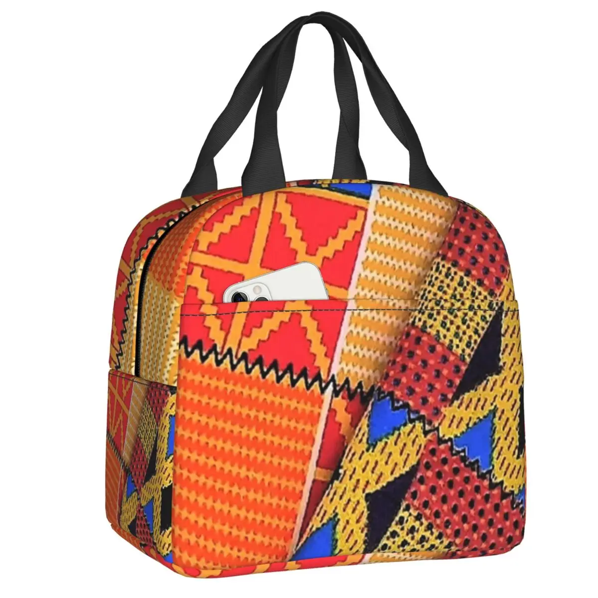 African Fabric Patchwork Collage Art Patterns Insulated Lunch Bags Women Ankara Pattern Portable Thermal Cooler Bento Box School
African Fabric Patchwork Collage Art Patterns Insulated Lunch Bags Women Ankara Pattern Portable Thermal Cooler Bento Box School