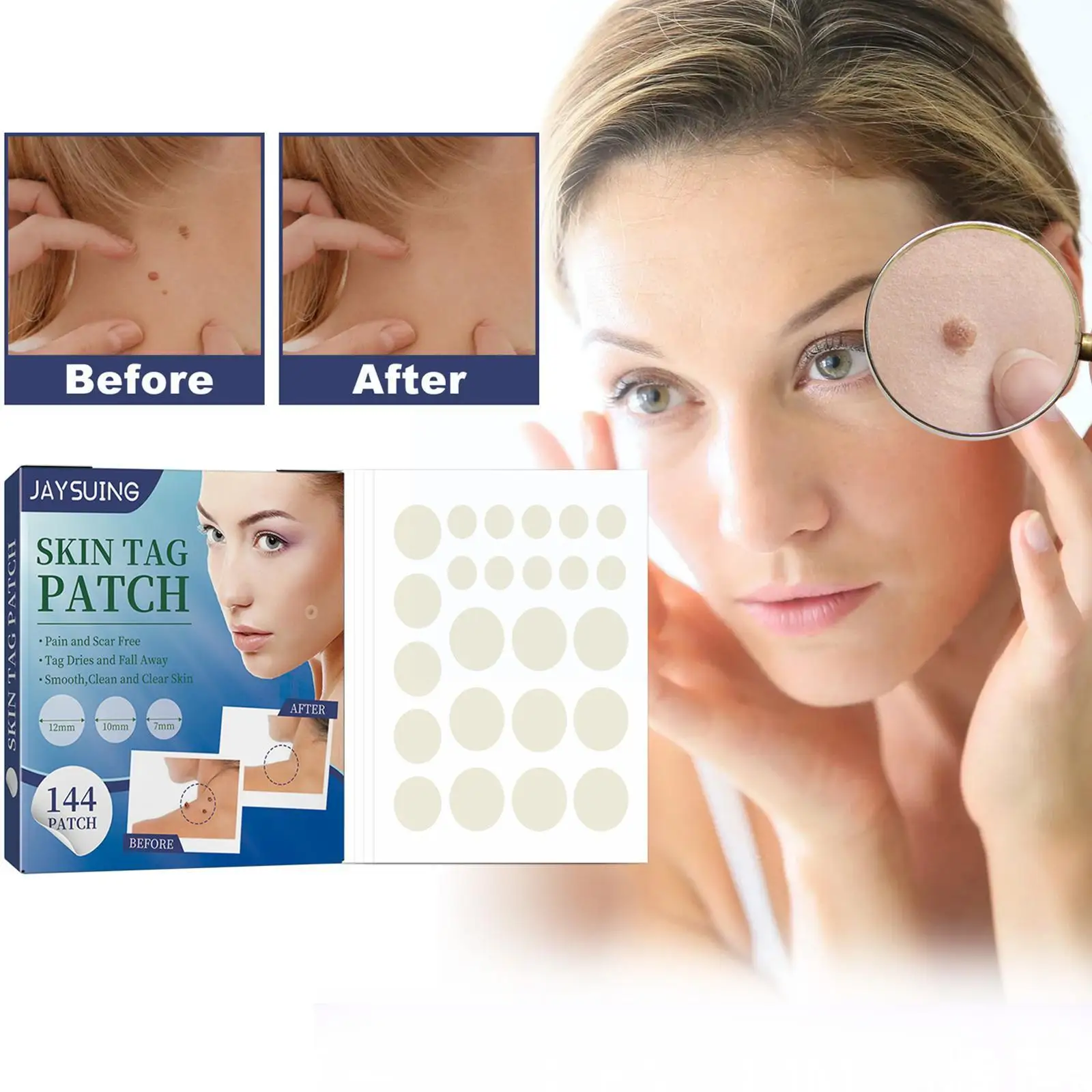 Многофункциональный патч для удаления акне и бородавок, мощное лечение, удаление точек невуса, бородавок, средство для чистки бородавок и кожи Z5G2
Многофункциональный патч для удаления акне и бородавок, мощное лечение, удаление точек невуса, бородавок, средство для чистки бородавок и кожи Z5G2