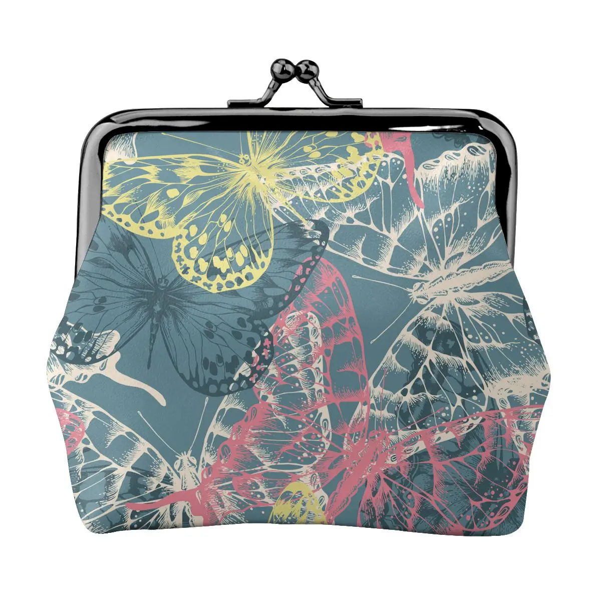 Butterfly Coin Purse Small Kiss-Lock Change Pouch Clasp Closure Buckle Wallet For Women 
Butterfly Coin Purse Small Kiss-Lock Change Pouch Clasp Closure Buckle Wallet For Women