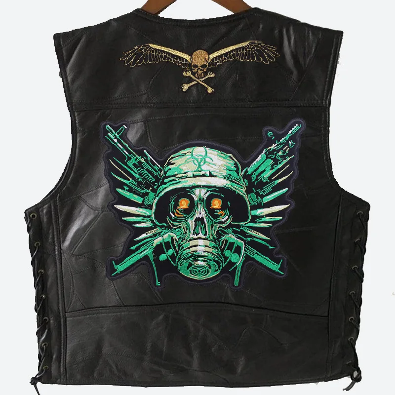 Men Vintage Locomotive Waistcoat Punk Classical Motorcycle Biker Leather Vest Men Vest Sheep Leather Sleeveless Jackets Coat
Men Vintage Locomotive Waistcoat Punk Classical Motorcycle Biker Leather Vest Men Vest Sheep Leather Sleeveless Jackets Coat