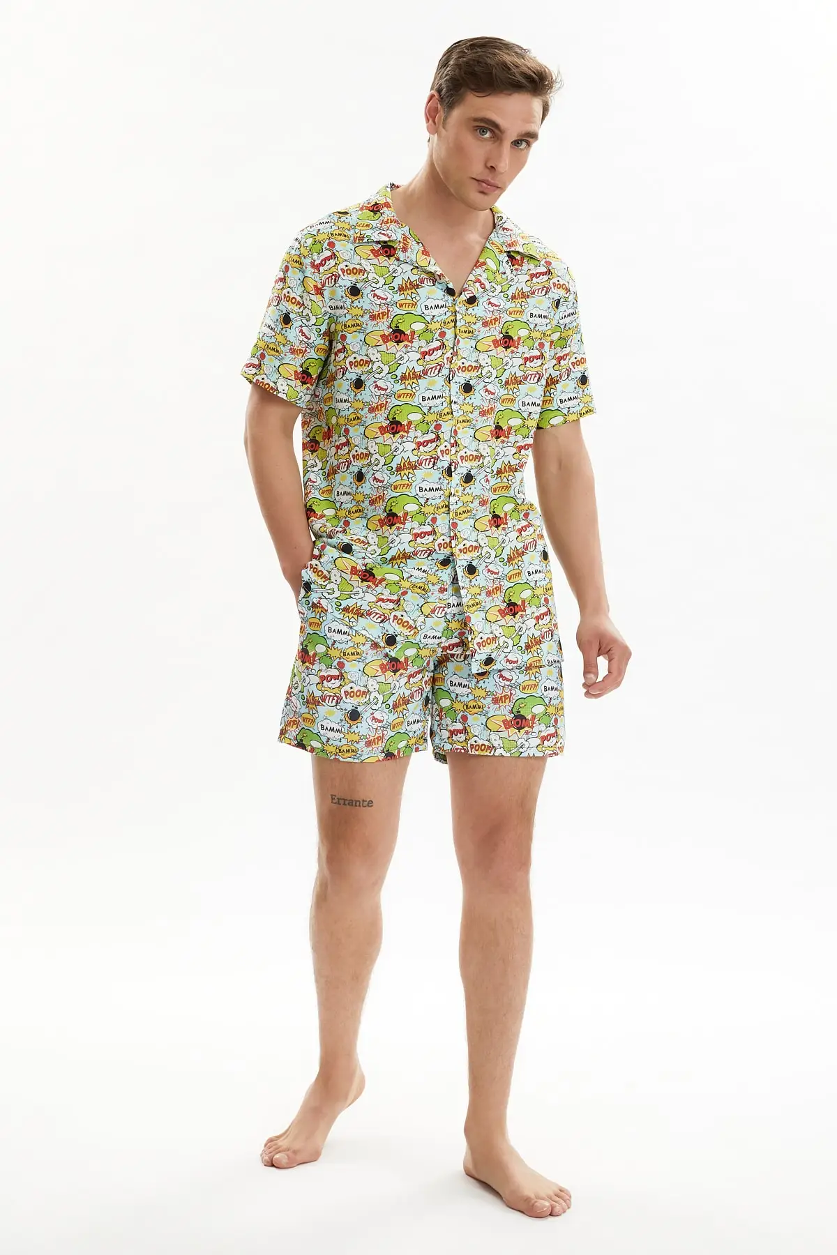 Trendyol Male Regular Fit Apa Collar Short Sleeve The Tagline Shirt TMNSS21GO1104
Trendyol Male Regular Fit Apa Collar Short Sleeve The Tagline Shirt TMNSS21GO1104