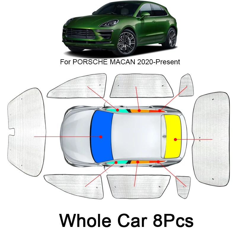 Car Sunshades UV Protection Cover Side Window Curtain Sun Shade Visor Windshield Auto Accessory For Posche Macan 2014-2025
Car Sunshades UV Protection Cover Side Window Curtain Sun Shade Visor Windshield Auto Accessory For Posche Macan 2014-2025