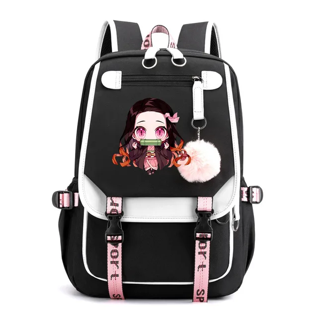 Аниме Сумка Kawaii Nezuko рюкзак розовый черный для школы подростков дети холщовый рюкзак для ноутбука мультфильм манга сумки для женщин девушки
Аниме Сумка Kawaii Nezuko рюкзак розовый черный для школы подростков дети холщовый рюкзак для ноутбука мультфильм манга сумки для женщин девушки