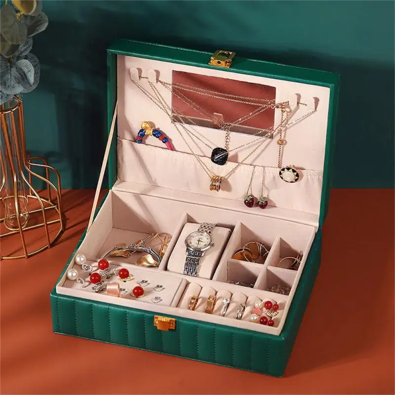 Retro Mirror Style Jewellery Storage Box Watch Necklace Jewelry Organizer Case With Lock Dust-proof Large Capacity Storage Box
Retro Mirror Style Jewellery Storage Box Watch Necklace Jewelry Organizer Case With Lock Dust-proof Large Capacity Storage Box