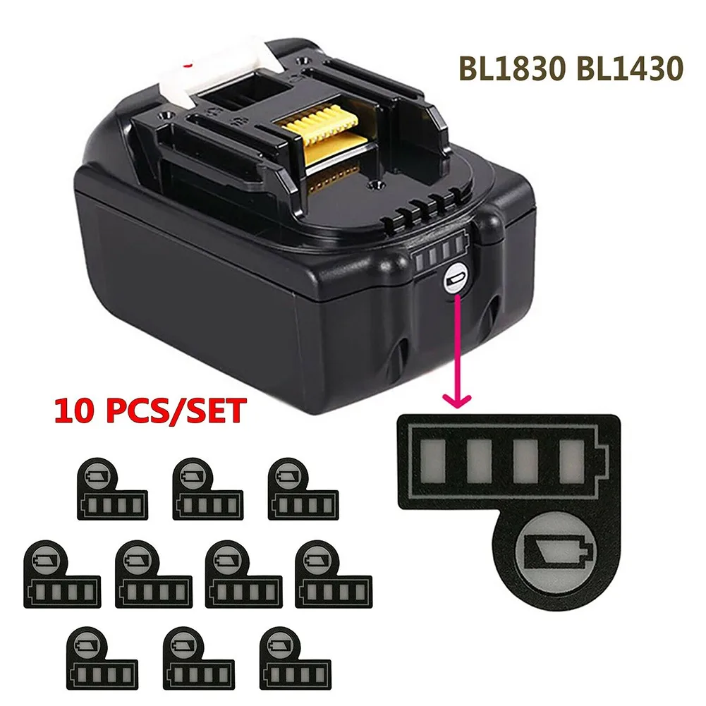 10PCS Battery LED Key Stickers For Makita 18V 14.4V Lithium Battery BL1830 BL1430 Replacement Stickers For Battery LED Stickers
10PCS Battery LED Key Stickers For Makita 18V 14.4V Lithium Battery BL1830 BL1430 Replacement Stickers For Battery LED Stickers