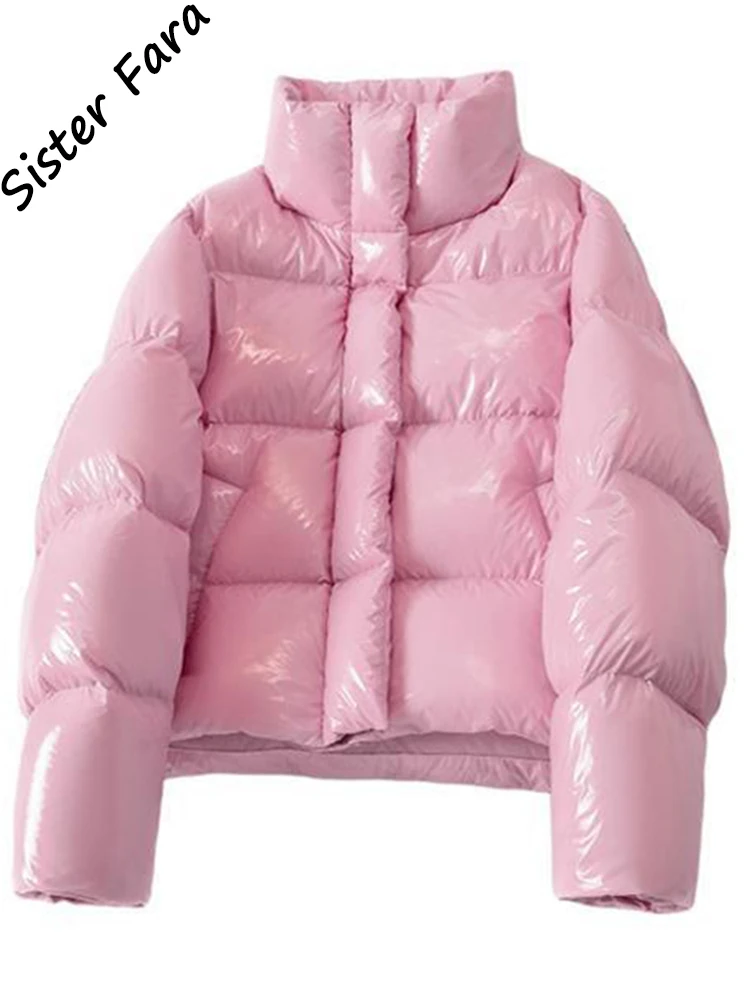 High Quality Waterproof Parkas Women Loose Gloosy Thickened Cotton Padded Jacket Women Winter Bodywarm Coat
High Quality Waterproof Parkas Women Loose Gloosy Thickened Cotton Padded Jacket Women Winter Bodywarm Coat