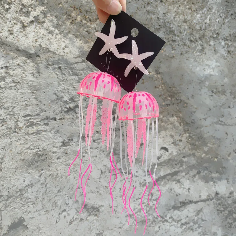 JELLYFISH STARFISH EARRINGS Jellyfish Dangle Earring Jewelry Neon UV Reactive Costume Rave Outfit Festival Accessories Sea Anima 
JELLYFISH STARFISH EARRINGS Jellyfish Dangle Earring Jewelry Neon UV Reactive Costume Rave Outfit Festival Accessories Sea Anima