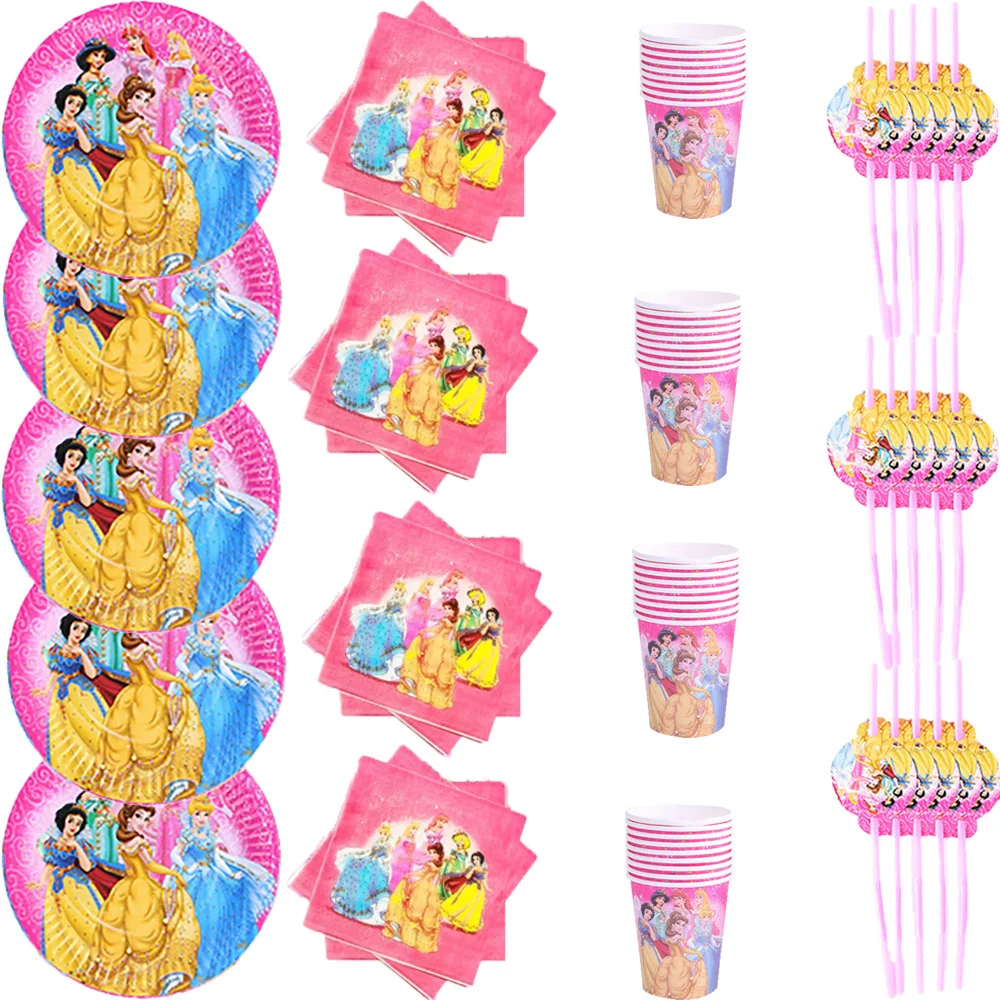 Disney Princess Happy Kids Girls Birthday Party Decoration Set Party Supplies Disposable Cutlery Set Cup Plate Napkins Straw
Disney Princess Happy Kids Girls Birthday Party Decoration Set Party Supplies Disposable Cutlery Set Cup Plate Napkins Straw