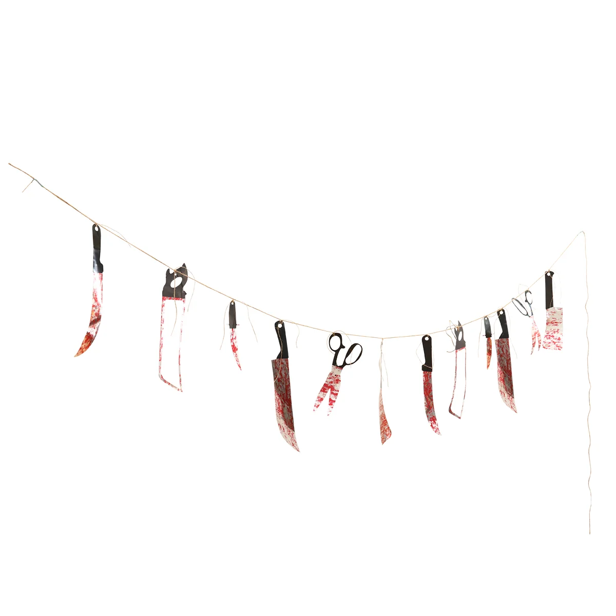 Garland Banner Scary Broken Hanging Bunting Banner for Party Supplies ( Assorted Color )
Garland Banner Scary Broken Hanging Bunting Banner for Party Supplies ( Assorted Color )