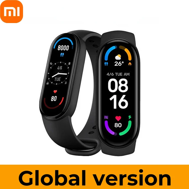 Xiaomi Miband 6 NFC Smart Wristbands Fitness bracelet AMOLED Blood Oxygen Heart Rate Waterproof multi-language Smart band M6
Xiaomi Miband 6 NFC Smart Wristbands Fitness bracelet AMOLED Blood Oxygen Heart Rate Waterproof multi-language Smart band M6