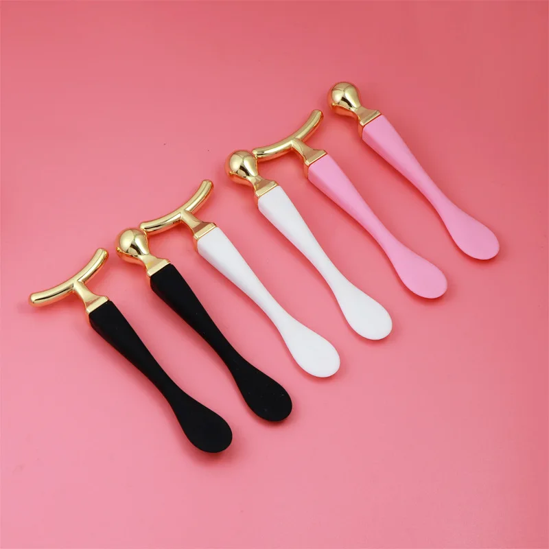 Silicone Eye Massage Stick Eye Cream Applicator Cosmetic Spatula Anti Wrinkle Facial Spoon Gold Alloy Face Thin Skin Care Tool 
Silicone Eye Massage Stick Eye Cream Applicator Cosmetic Spatula Anti Wrinkle Facial Spoon Gold Alloy Face Thin Skin Care Tool