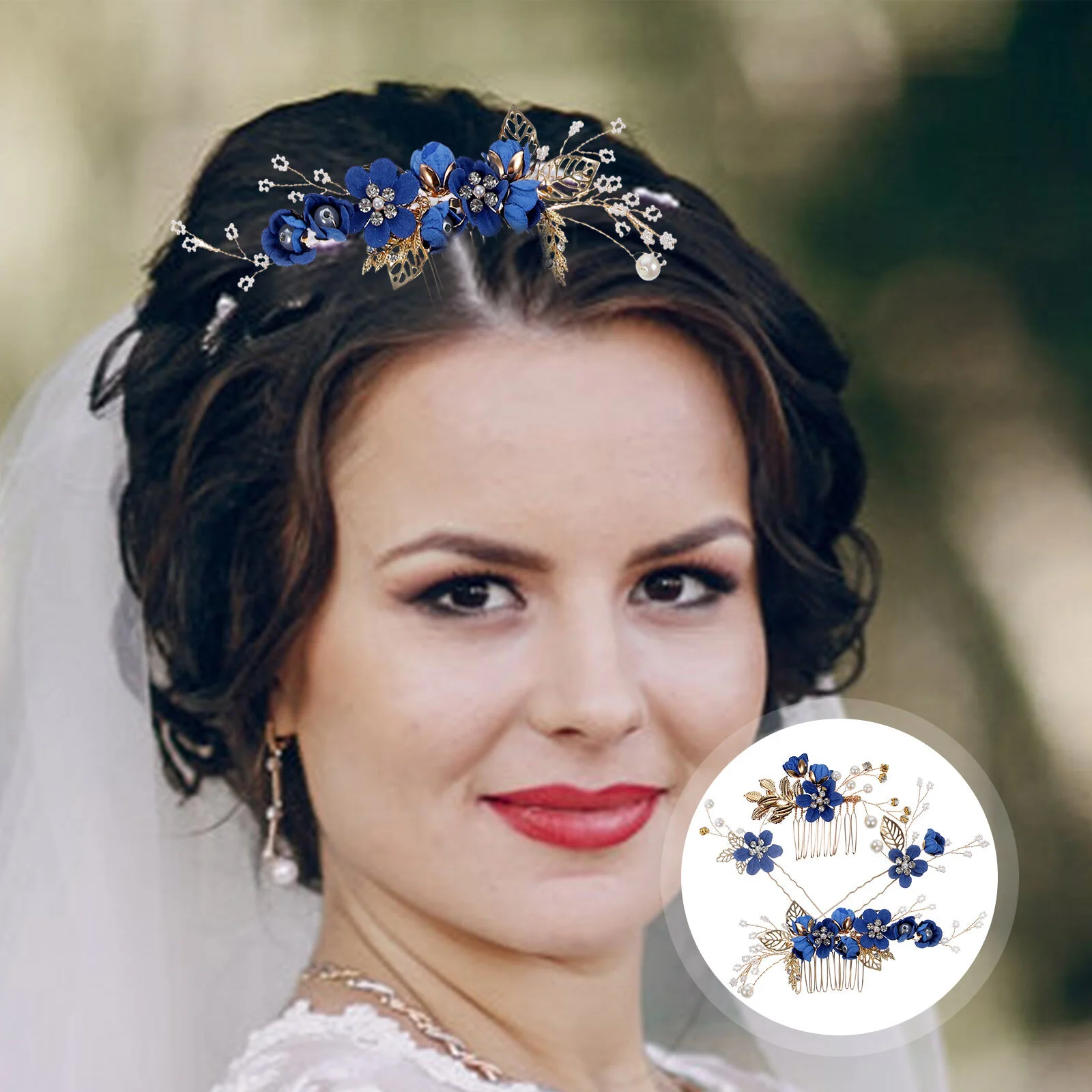 Girl Hair Accessories For Bride Flower Shape Hairpin Comb Women 4 Piece Set Bridal Pearl Accessories Wedding Zinc Alloy Combs
Girl Hair Accessories For Bride Flower Shape Hairpin Comb Women 4 Piece Set Bridal Pearl Accessories Wedding Zinc Alloy Combs